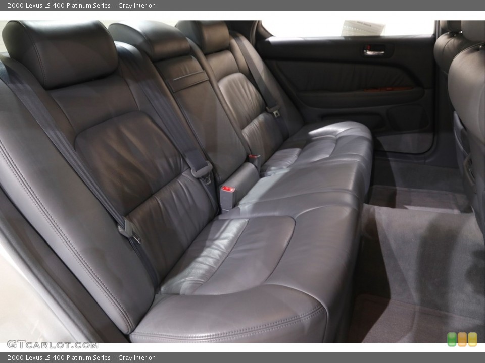 Gray Interior Rear Seat for the 2000 Lexus LS 400 Platinum Series #142854110