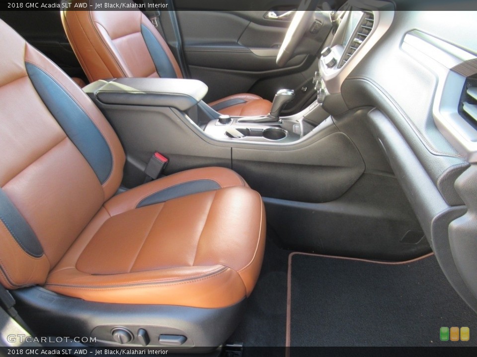 Jet Black/Kalahari Interior Front Seat for the 2018 GMC Acadia SLT AWD #142856027
