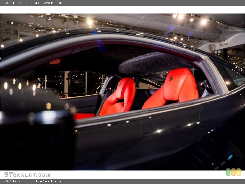 Nero 2021 Ferrari F8 Interiors