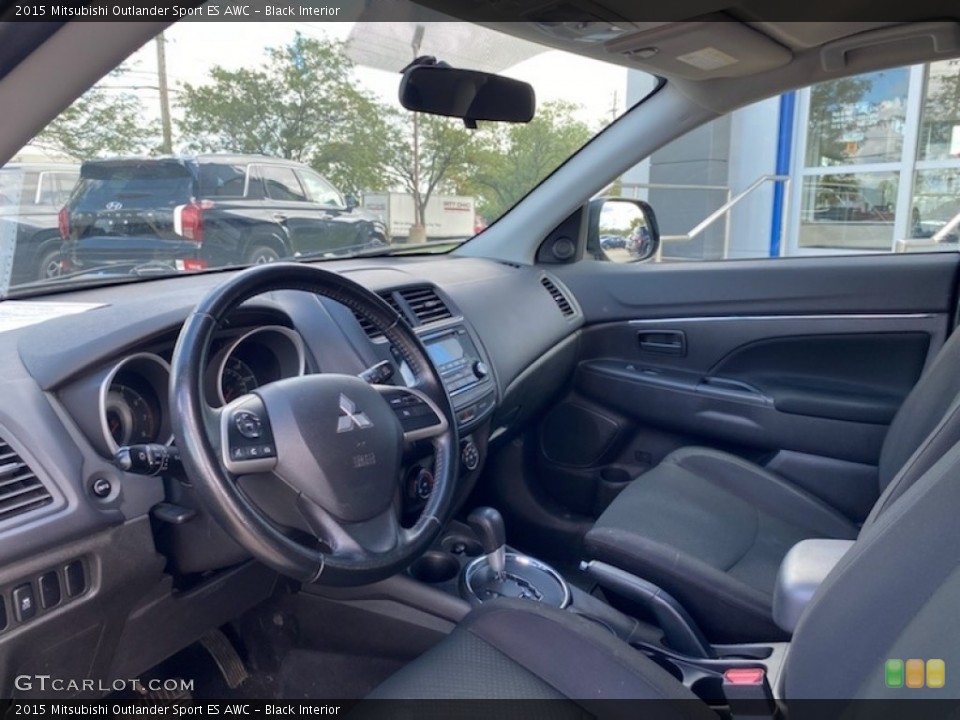 Black Interior Front Seat for the 2015 Mitsubishi Outlander Sport ES AWC #142857749