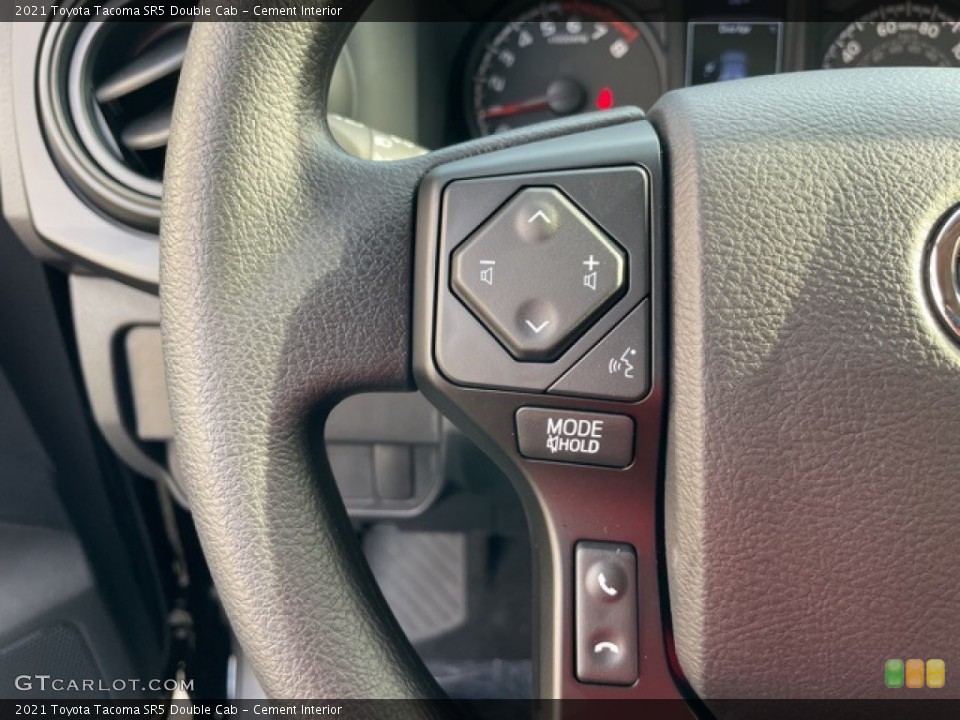 Cement Interior Steering Wheel for the 2021 Toyota Tacoma SR5 Double Cab #142861341