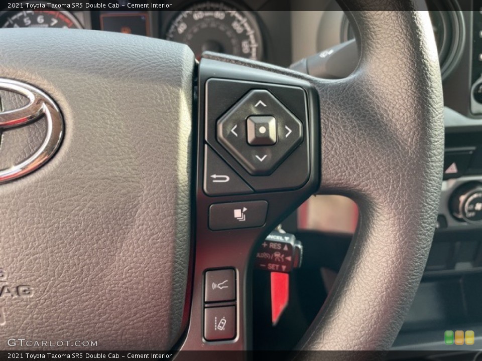 Cement Interior Steering Wheel for the 2021 Toyota Tacoma SR5 Double Cab #142861353