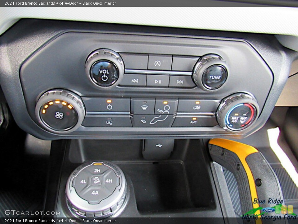 Black Onyx Interior Controls for the 2021 Ford Bronco Badlands 4x4 4-Door #142863439