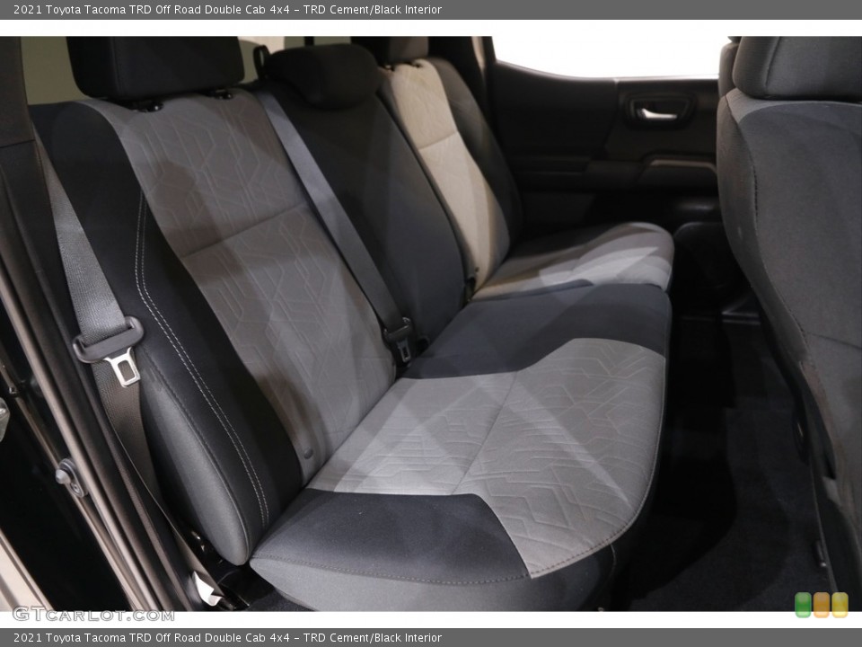 TRD Cement/Black Interior Rear Seat for the 2021 Toyota Tacoma TRD Off Road Double Cab 4x4 #142864887