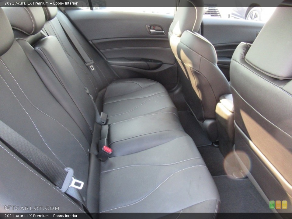 Ebony Interior Rear Seat for the 2021 Acura ILX Premium #142867254