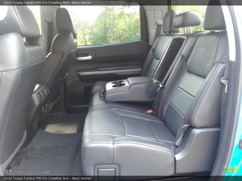 Black Interior Rear Seat for the 2019 Toyota Tundra TRD Pro CrewMax 4x4 #142869890