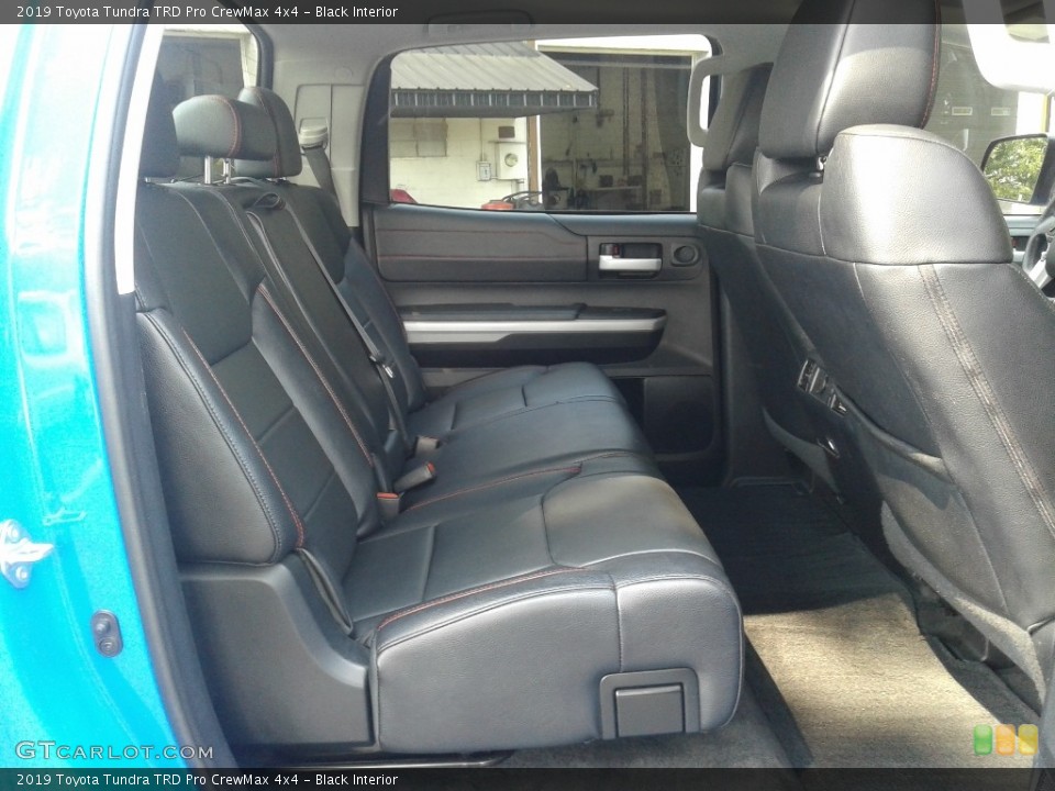 Black Interior Rear Seat for the 2019 Toyota Tundra TRD Pro CrewMax 4x4 #142869948