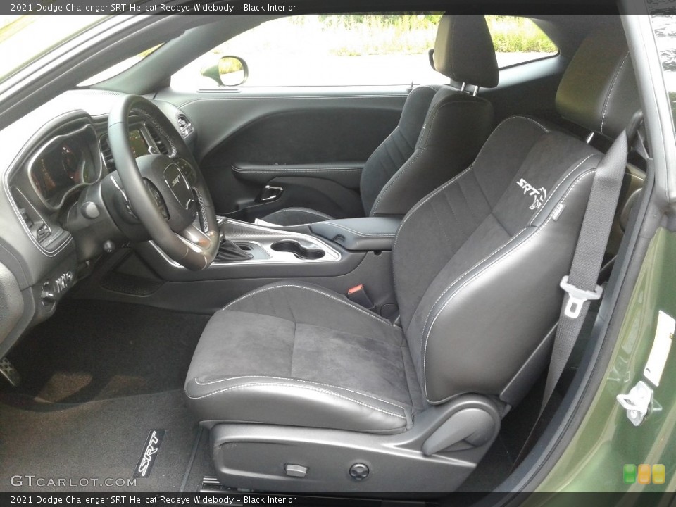 Black Interior Front Seat for the 2021 Dodge Challenger SRT Hellcat Redeye Widebody #142870584