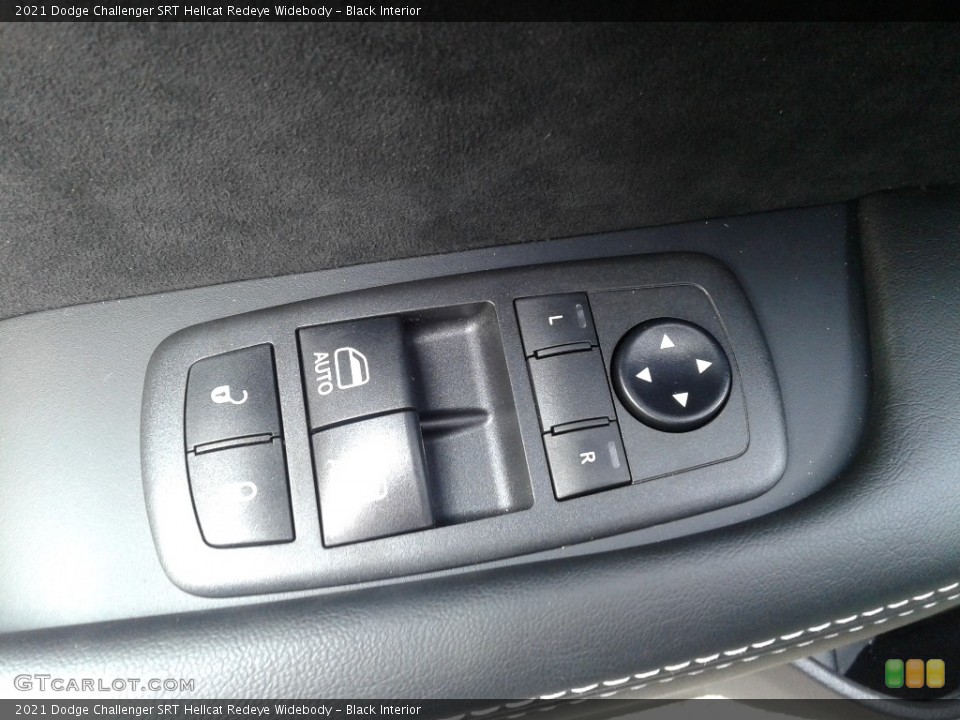 Black Interior Controls for the 2021 Dodge Challenger SRT Hellcat Redeye Widebody #142870605