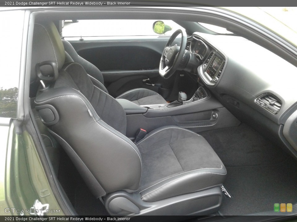 Black Interior Front Seat for the 2021 Dodge Challenger SRT Hellcat Redeye Widebody #142870701