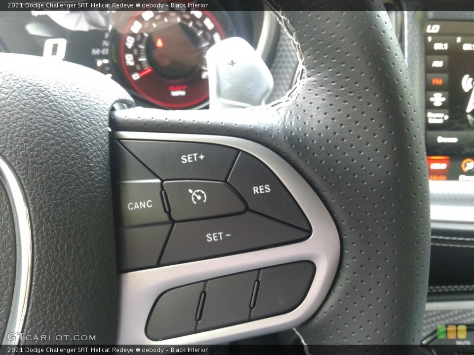 Black Interior Steering Wheel for the 2021 Dodge Challenger SRT Hellcat Redeye Widebody #142870770