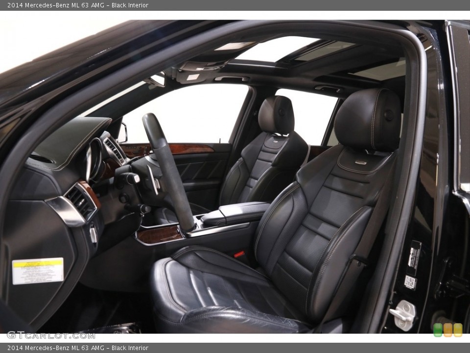 Black Interior Front Seat for the 2014 Mercedes-Benz ML 63 AMG #142871208