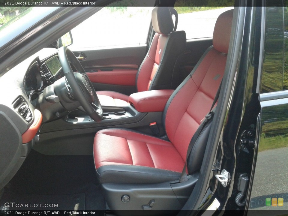 Red/Black Interior Front Seat for the 2021 Dodge Durango R/T AWD #142871235