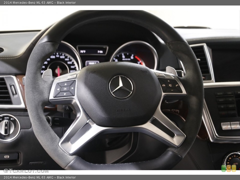 Black Interior Steering Wheel for the 2014 Mercedes-Benz ML 63 AMG #142871241