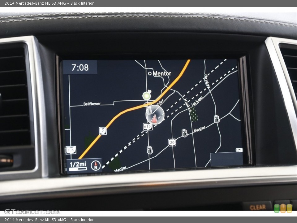Black Interior Navigation for the 2014 Mercedes-Benz ML 63 AMG #142871280