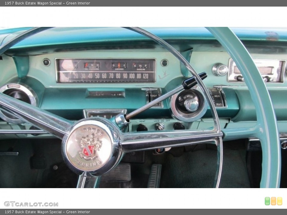 Green Interior Dashboard for the 1957 Buick Estate Wagon Special #142871688