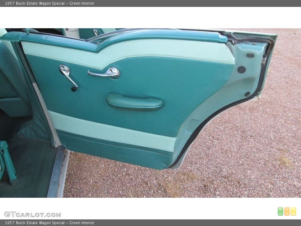 Green Interior Door Panel for the 1957 Buick Estate Wagon Special #142871871