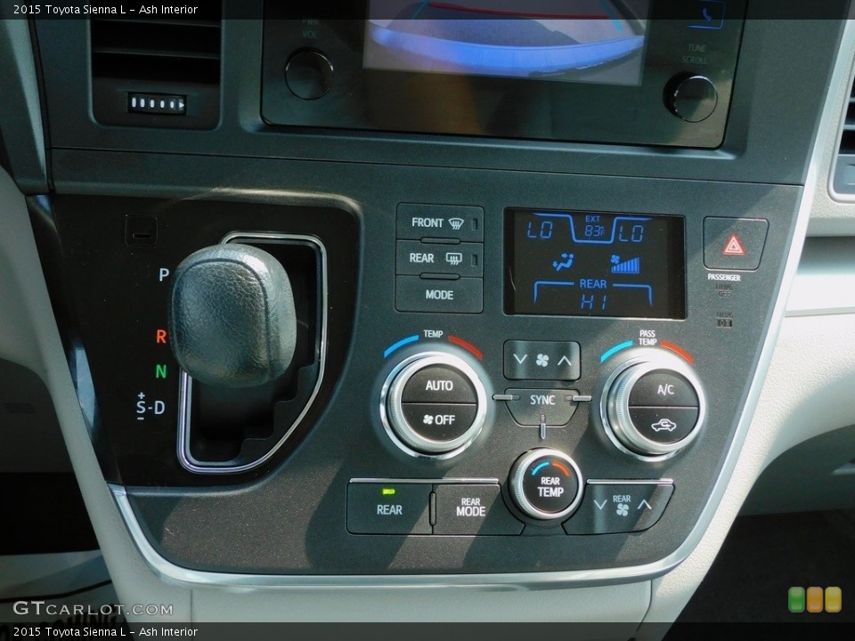 Ash Interior Controls for the 2015 Toyota Sienna L #142873672