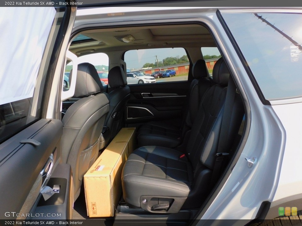 Black Interior Rear Seat for the 2022 Kia Telluride SX AWD #142874731