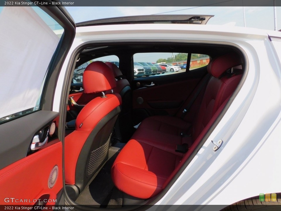 Black Interior Rear Seat for the 2022 Kia Stinger GT-Line #142875208