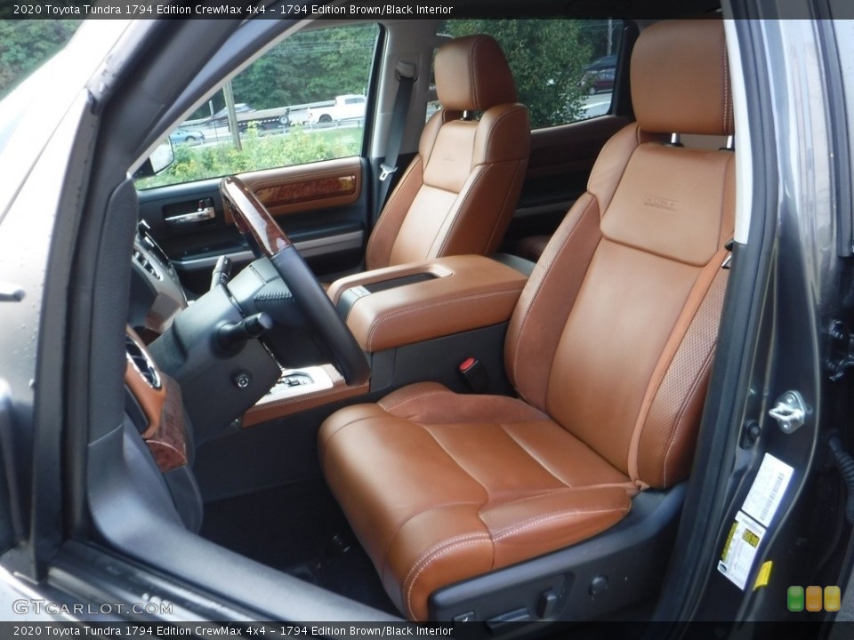 1794 Edition Brown/Black Interior Photo for the 2020 Toyota Tundra 1794 Edition CrewMax 4x4 #142877325