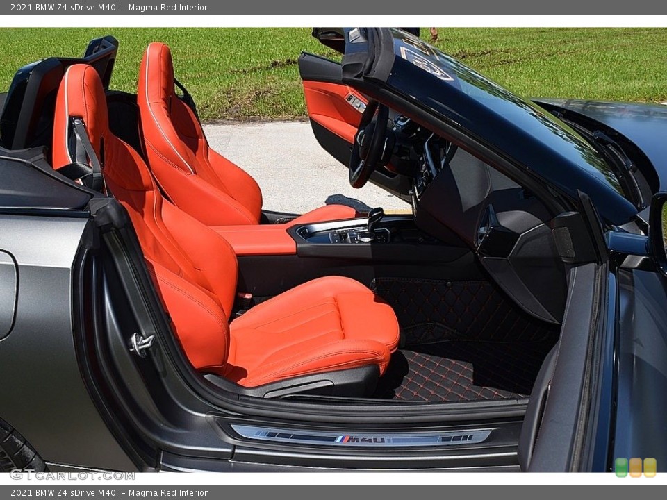Magma Red 2021 BMW Z4 Interiors