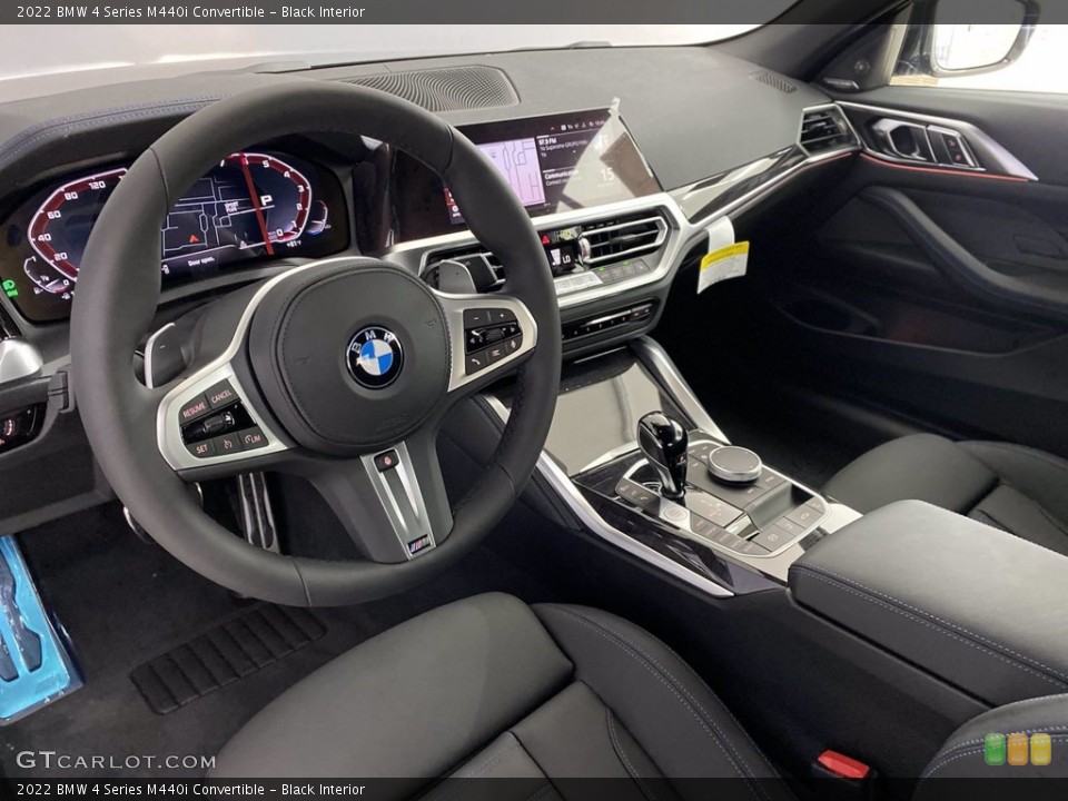 Black Interior Photo for the 2022 BMW 4 Series M440i Convertible #142883512