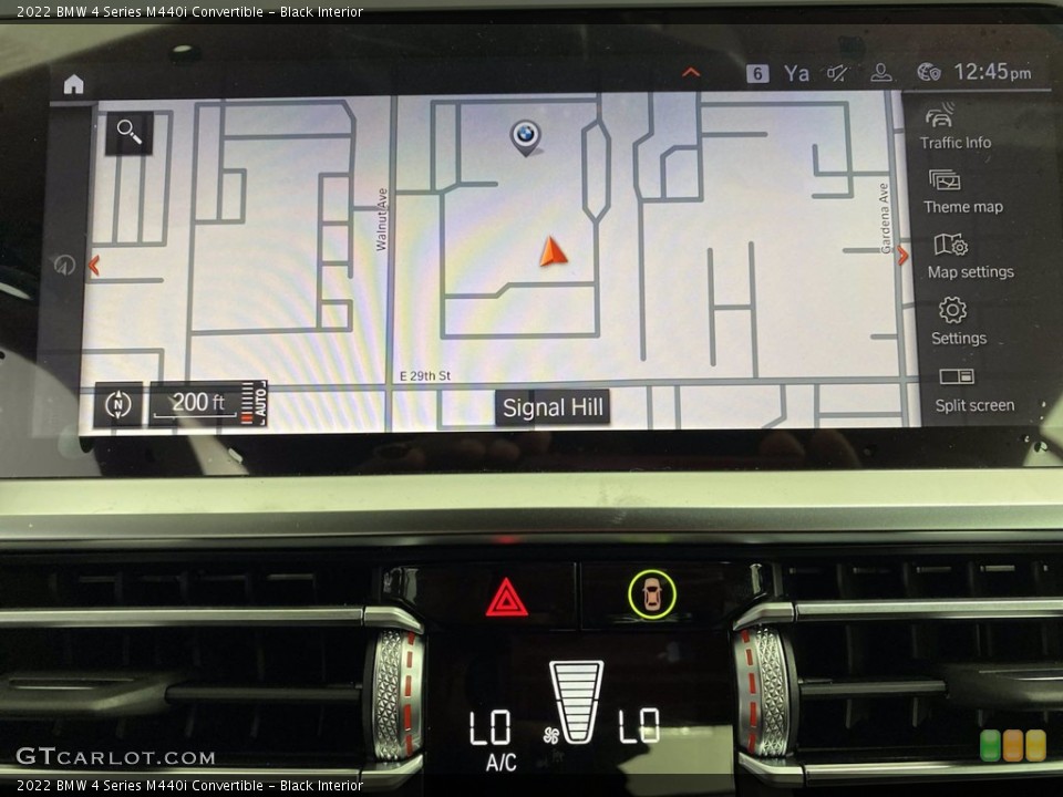 Black Interior Navigation for the 2022 BMW 4 Series M440i Convertible #142883653