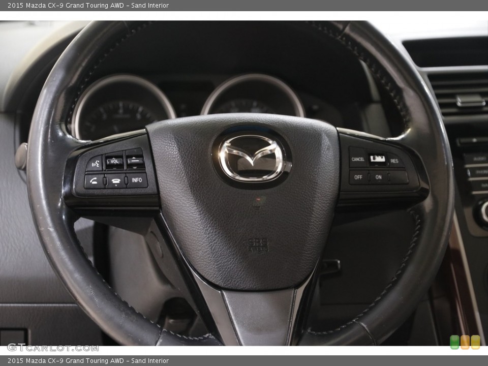 Sand Interior Steering Wheel for the 2015 Mazda CX-9 Grand Touring AWD #142883791