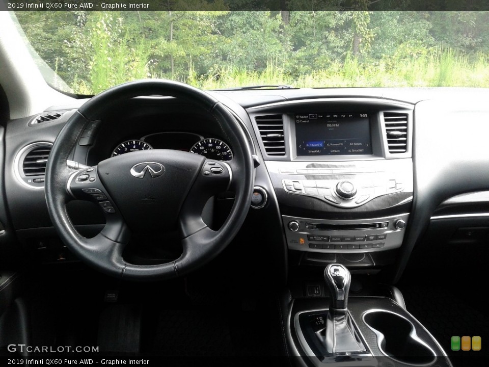 Graphite Interior Dashboard for the 2019 Infiniti QX60 Pure AWD #142884067