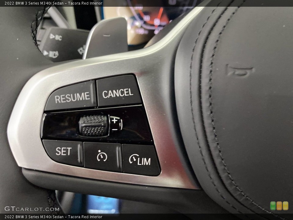 Tacora Red Interior Steering Wheel for the 2022 BMW 3 Series M340i Sedan #142884190