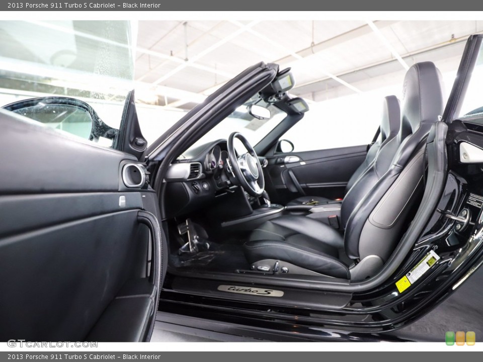 Black Interior Photo for the 2013 Porsche 911 Turbo S Cabriolet #142884415