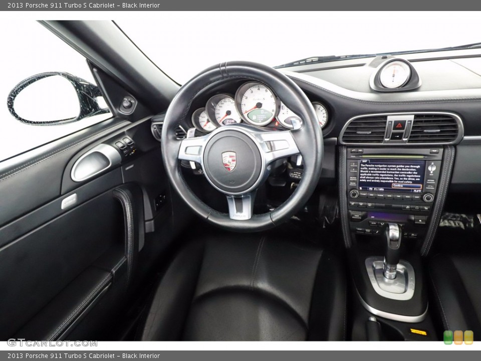 Black Interior Controls for the 2013 Porsche 911 Turbo S Cabriolet #142884508