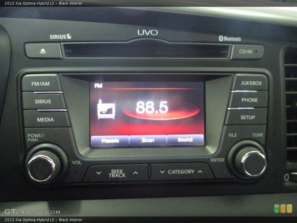 Black Interior Audio System for the 2013 Kia Optima Hybrid LX #142886053