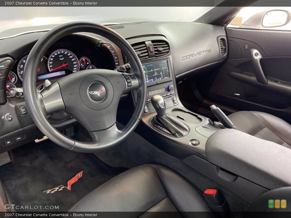 Ebony Interior Dashboard for the 2007 Chevrolet Corvette Convertible #142888234