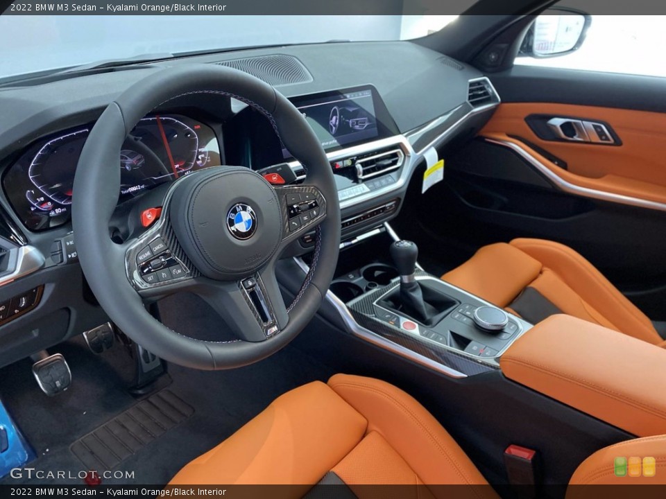 Kyalami Orange/Black Interior Photo for the 2022 BMW M3 Sedan #142889044