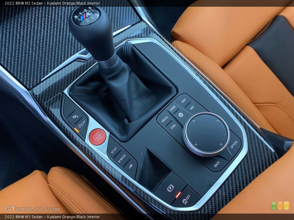 Kyalami Orange/Black Interior Transmission for the 2022 BMW M3 Sedan #142889242
