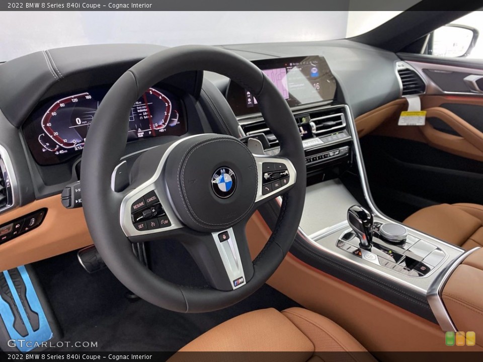 Cognac Interior Dashboard for the 2022 BMW 8 Series 840i Coupe #142889743