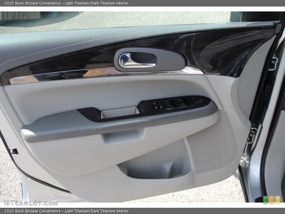 Light Titanium/Dark Titanium Interior Door Panel for the 2015 Buick Enclave Convenience #142894654
