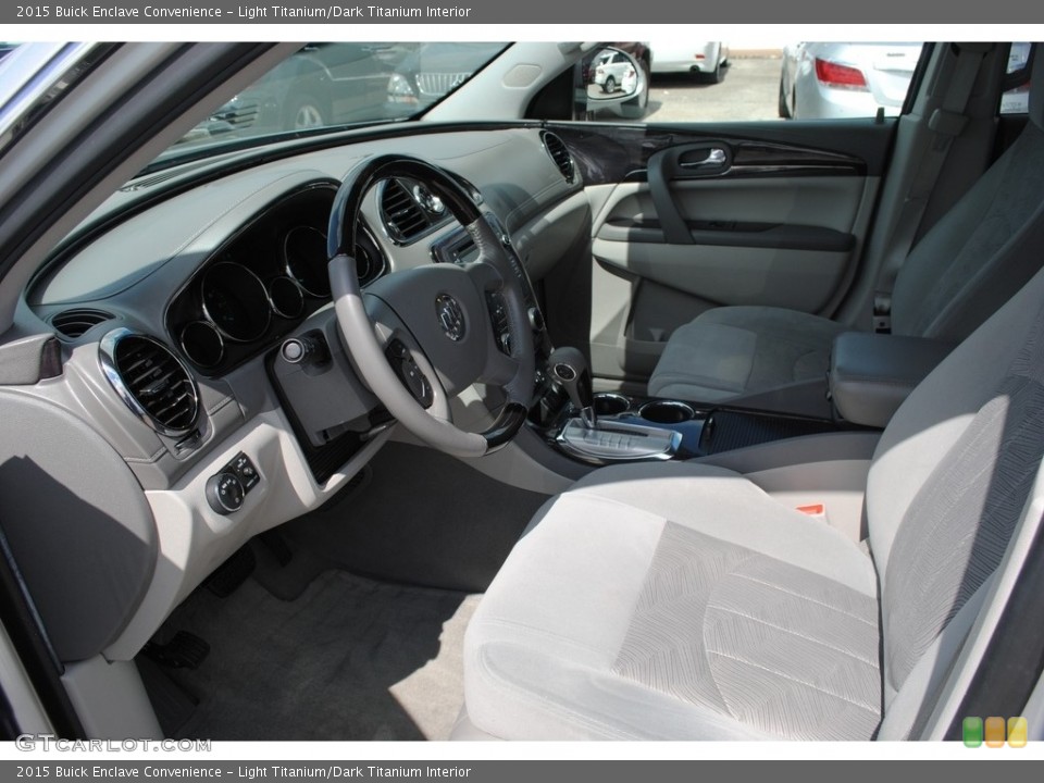 Light Titanium/Dark Titanium Interior Front Seat for the 2015 Buick Enclave Convenience #142894663