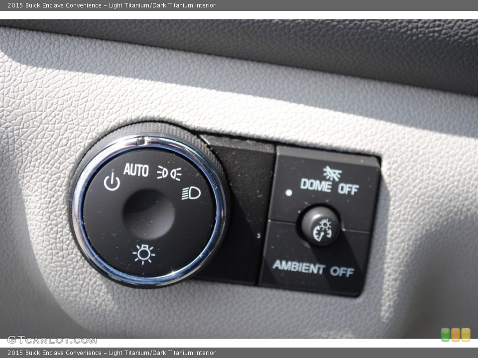 Light Titanium/Dark Titanium Interior Controls for the 2015 Buick Enclave Convenience #142894690