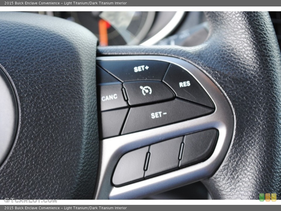 Light Titanium/Dark Titanium Interior Steering Wheel for the 2015 Buick Enclave Convenience #142894702