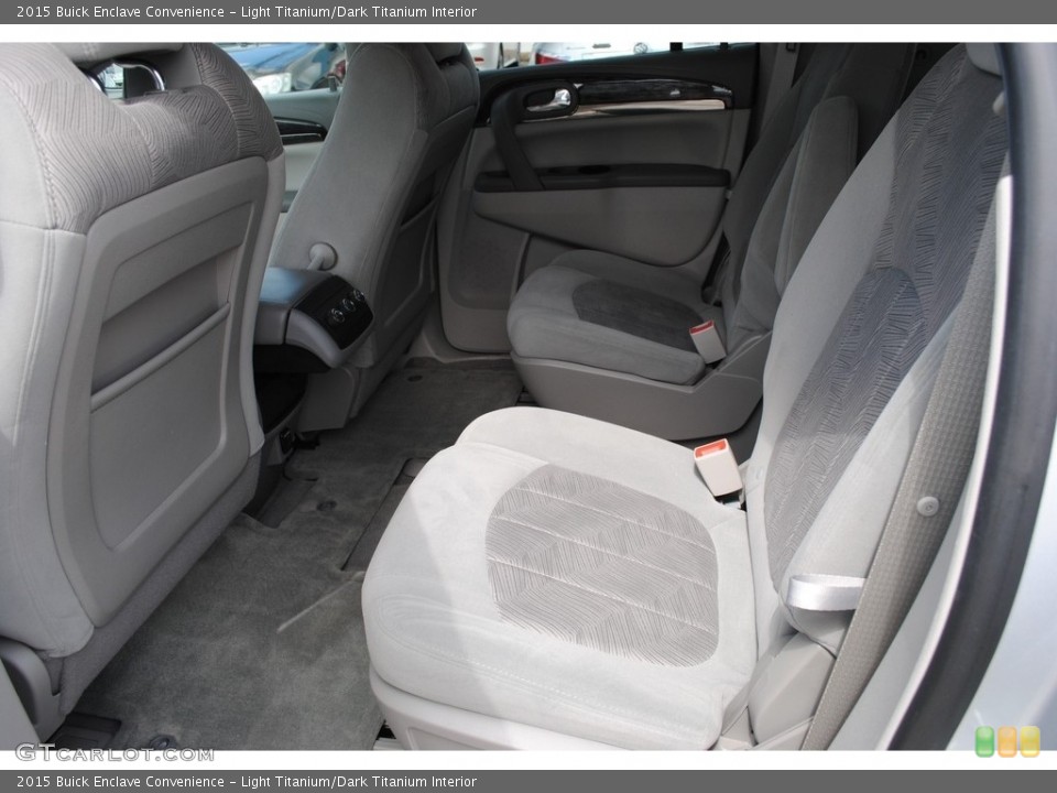 Light Titanium/Dark Titanium Interior Rear Seat for the 2015 Buick Enclave Convenience #142894777