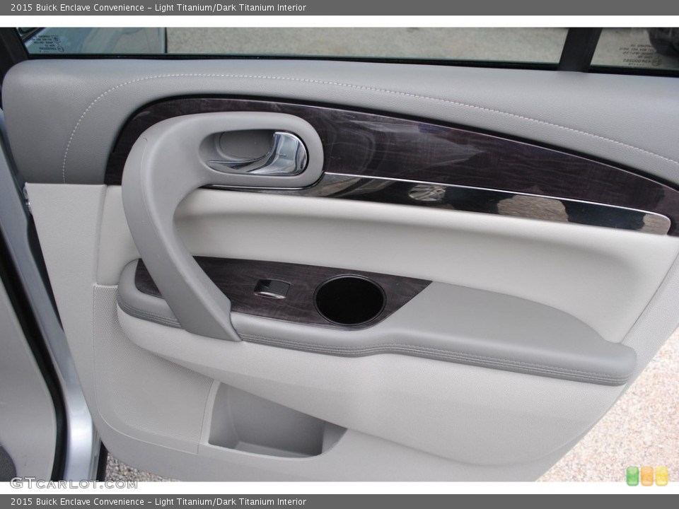 Light Titanium/Dark Titanium Interior Door Panel for the 2015 Buick Enclave Convenience #142894819