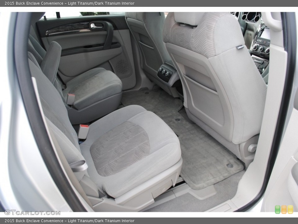 Light Titanium/Dark Titanium Interior Rear Seat for the 2015 Buick Enclave Convenience #142894831
