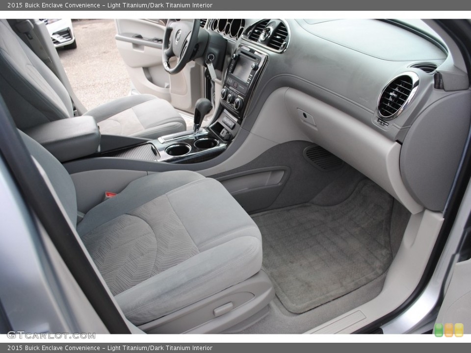 Light Titanium/Dark Titanium Interior Front Seat for the 2015 Buick Enclave Convenience #142894852