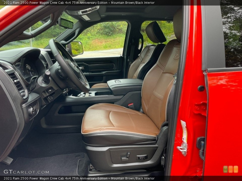 Mountain Brown/Black Interior Photo for the 2021 Ram 2500 Power Wagon Crew Cab 4x4 75th Anniversary Edition #142897555