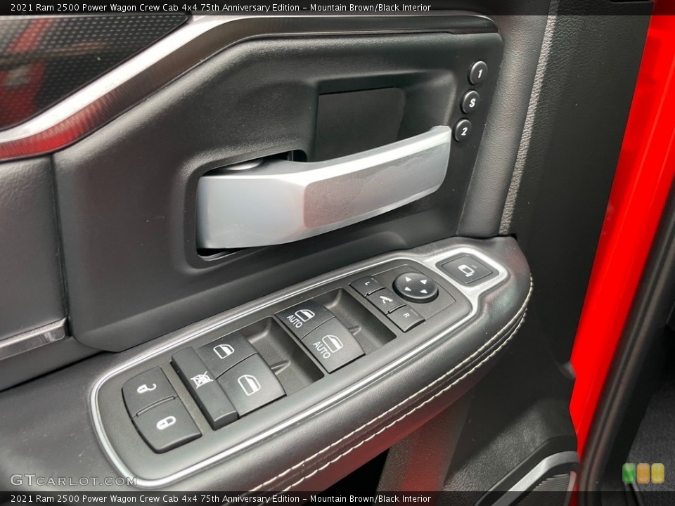 Mountain Brown/Black Interior Controls for the 2021 Ram 2500 Power Wagon Crew Cab 4x4 75th Anniversary Edition #142897675