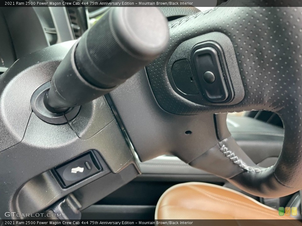 Mountain Brown/Black Interior Controls for the 2021 Ram 2500 Power Wagon Crew Cab 4x4 75th Anniversary Edition #142897699