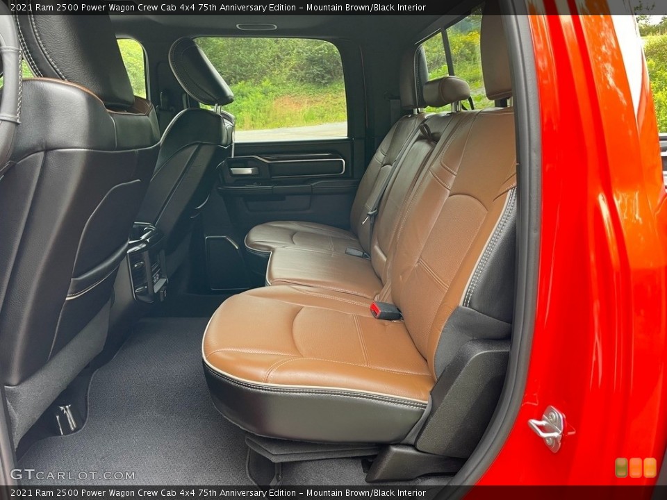 Mountain Brown/Black Interior Rear Seat for the 2021 Ram 2500 Power Wagon Crew Cab 4x4 75th Anniversary Edition #142897777